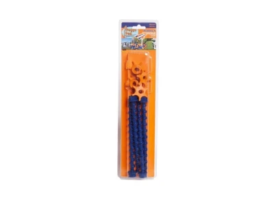 Peggy Peg PegStop 20 cm modro-oranžové šroubovací kolíky s kontramatkou