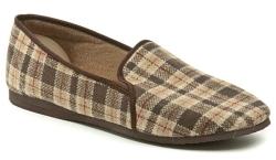 Pegres 1014 nadmerná hnedá domáca obuv šírka H Pegres 1014 nadmerná hnedá domáca obuv šírka H