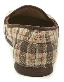 Pegres 1014 nadměrná hnědá domácí obuv šíře H