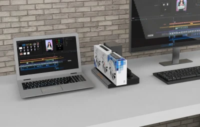 PELADN Link S-2 OCulink černá dokovací stanice pro eGPU