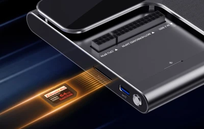 Peladn S-3 tmavě šedá a černá Thunderbolt 5 dokovací stanice