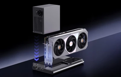 Peladn S-3 tmavě šedá a černá Thunderbolt 5 dokovací stanice