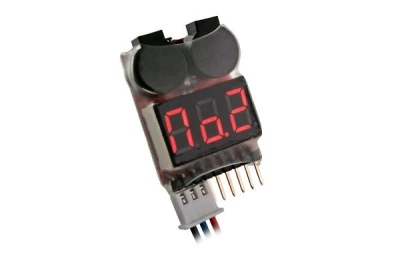 Pelikan LiPo alarm 2-8S zvuková signalizace napětí