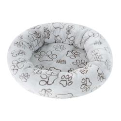 Pelíšek Amélie de Luxe 60 cm šedý s tlapkami Pelíšek Amélie de Luxe 60 cm šedý s tlapkami