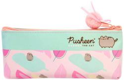 Penál holčičí kočka Pusheen dětské školní pouzdro s bambulkou Penál holčičí kočka Pusheen dětské školní pouzdro s bambulkou
