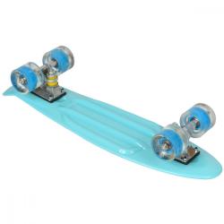 Pennyboard Enero 56 cm s LED kolečky Blue King