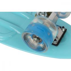 Pennyboard Enero 56 cm s LED kolečky Blue King
