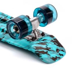 Meteor 22609 56 cm AL truck Azurové moře pennyboard