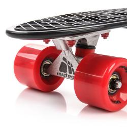 Meteor MTR 56 cm AL truck černo - červený pennyboard