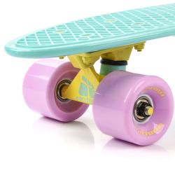 Meteor 56 cm AL truck mátový - růžový pennyboard