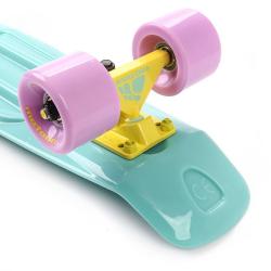 Meteor 56 cm AL truck mátový - růžový pennyboard