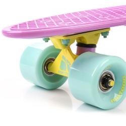 Meteor 56 cm AL truck růžový - mátový Pennyboard