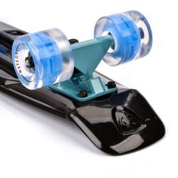 Meteor 56 cm s LED kolečky Black pennyboard