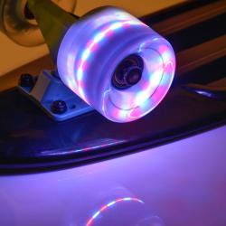 Meteor 56 cm s LED kolečky Black pennyboard