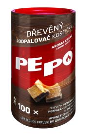 PEPO PE-PO dřevěný podpalovač kostičky 100 ks PEPO PE-PO dřevěný podpalovač kostičky 100 ks