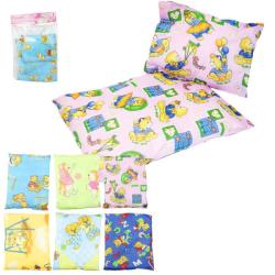 Peřinka + polštářek set do postýlky pro panenky 2ks různé barvy a motivy Peřinka + polštářek set do postýlky pro panenky 2ks různé barvy a motivy