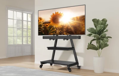 Perlegear PGFS08-US černý 43-80" podlahový držák TV