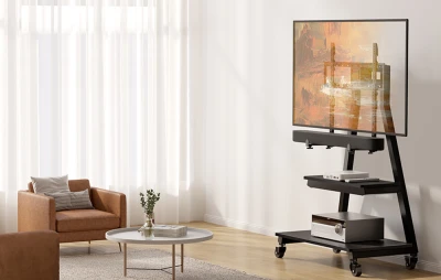 Perlegear PGFS08-US černý 43-80" podlahový držák TV