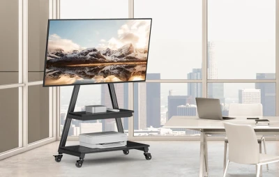 Perlegear PGFS08-US černý 43-80" podlahový držák TV