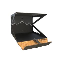 Peruzzo Držák BIKE KIT BOX na zeď, ocelový, černý