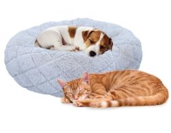 Pet Comfort Pelíšek pro psa i kočku měkký 46 cm šedá