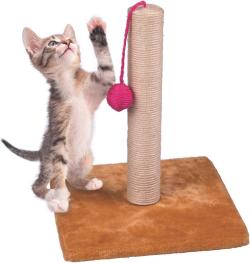 Pet Comfort Škrábadlo pro kočky s hračkou 30 cm