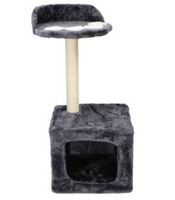 Pet Comfort Škrábadlo pro kočky s pelíškem dvoupatrové 68x30x30cm