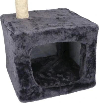 Pet Comfort Škrábadlo pro kočky s pelíškem dvoupatrové 68x30x30cm