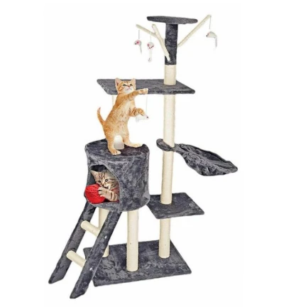 Pet Comfort Škrábadlo pro kočky s pelíškem víceúrovňové 140 cm Pet Comfort Škrábadlo pro kočky s pelíškem víceúrovňové 140 cm
