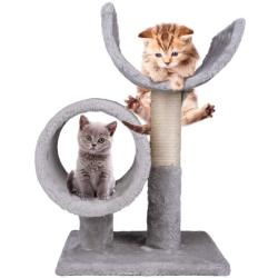 Pet Comfort Škrábadlo pro kočky s tunelem dvoupatrové 50 cm
