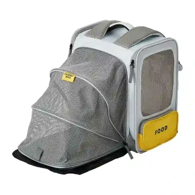 Petkit Breezy X ZONE šedý batoh na přepravu zvířat