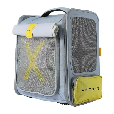 Petkit Breezy X ZONE šedý batoh na přepravu zvířat