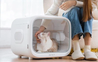 Petkit AIRSALON MAX Pro bílá chytrá sušička pro domácí mazlíčky