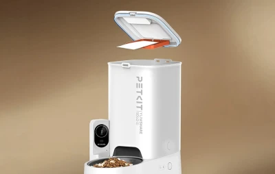 Petkit YumShare SOLO 2 bílé automatické krmítko pro kočky a malé psy
