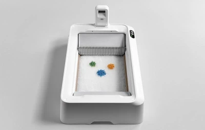PetKit Purobot Crystal Duo bílo-šedý inteligentní samočisticí box pro kočky s AI kamerou
