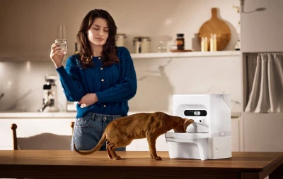 Petkit Eversweet Ultra šedá chytrá napájecí fontána pro zvířata