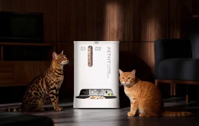 PetKit YumShare Dual Hopper 2 bílý automatický dávkovač krmiva s kamerou