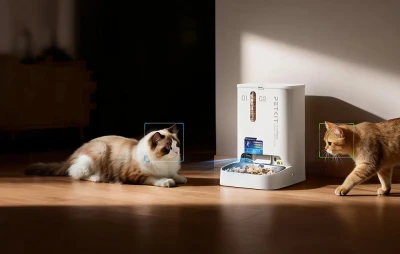 PetKit YumShare Dual Hopper 2 bílý automatický dávkovač krmiva s kamerou