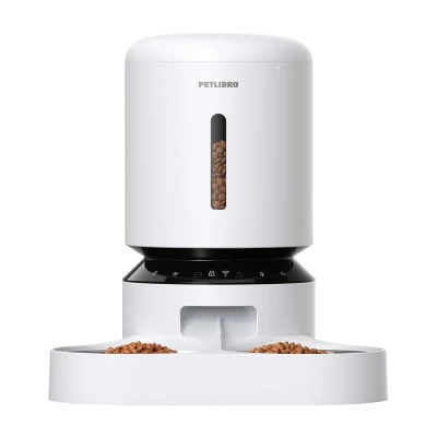 Petlibro Dávkovač krmiva Granary s dvojitou miskou, Wifi, 5 l (bílý)