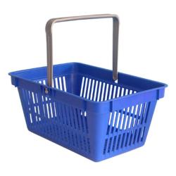 Petraplast Košík nákupní, 1 držadlo 44,5x30x21,5cm PH mix barev,nosn.15kg Petraplast Košík nákupní, 1 držadlo 44,5x30x21,5cm PH mix barev,nosn.15kg