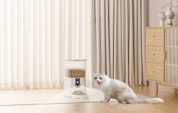 Petsuper Chytrý dávkovač krmiva s kamerou PF01-2 WiFi 5L (bílý)