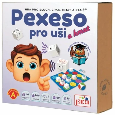 PEXI Pexeso pro uši a hmat - naučná společenská hra PEXI Pexeso pro uši a hmat - naučná společenská hra