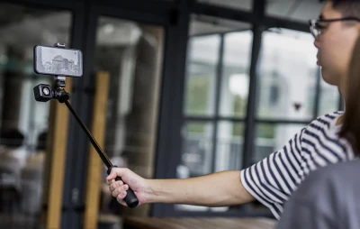 PGYTECH P-GM-218 černý stativ se selfie tyčí