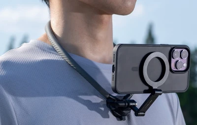 PGYTECH CapLock Max tmavě šedý magnetický držák smartphonu na krk