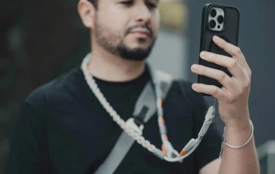 PGYTECH LinkGo Dual Mount Version černý řemínek na telefon