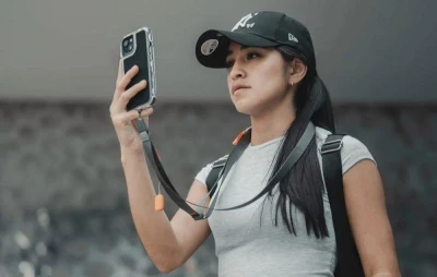 PGYTECH LinkGo Dual Mount šedý řemínek na telefon