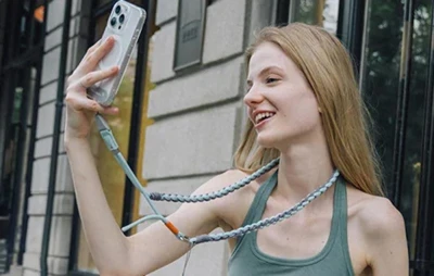 PGYTECH LinkGo Dual Mount Version zelený řemínek na telefon