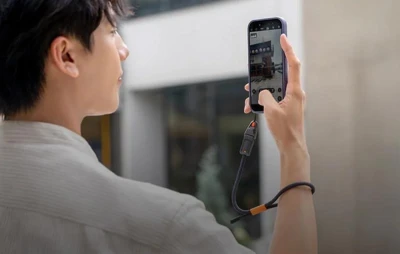 Pgytech LinkGo fialový řemínek na telefon
