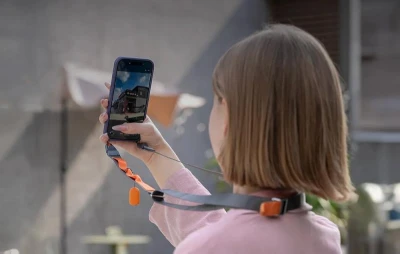 Pgytech LinkGo šedý řemínek na telefon