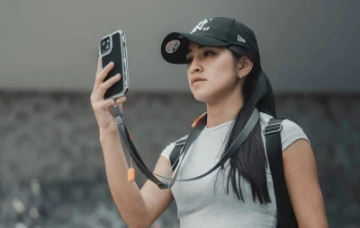 Pgytech LinkGo šedý řemínek na telefon